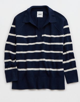 Aerie unREAL Polo Sweater