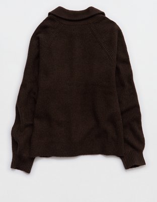 Aerie Classic Quarter Button Sweater