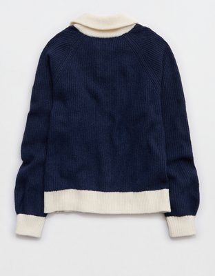 Aerie Classic Quarter Button Sweater