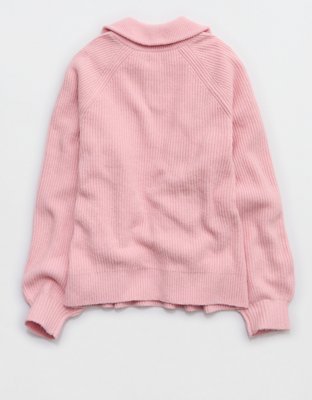 Aerie Classic Quarter Button Sweater