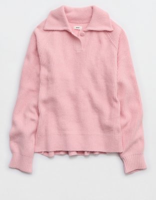 Aerie Classic Quarter Button Sweater