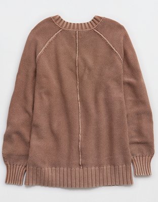 Aerie Suéter de Algodón Vintage Escote V