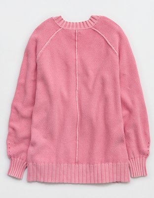 Aerie Vintage Cotton V Neck Sweater