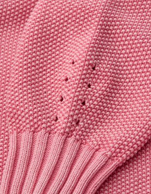 Aerie Vintage Cotton V Neck Sweater