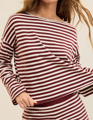 Aerie Sunday Soft Boatneck Sweater