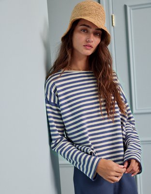 Aerie Sunday Soft Boatneck Sweater | Aerie