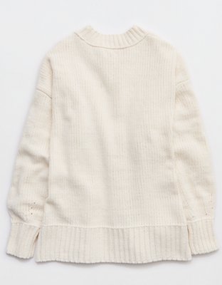 Aerie Like Candy Crew Sweater