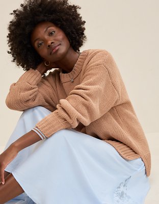 Aerie Like Candy Crew Sweater