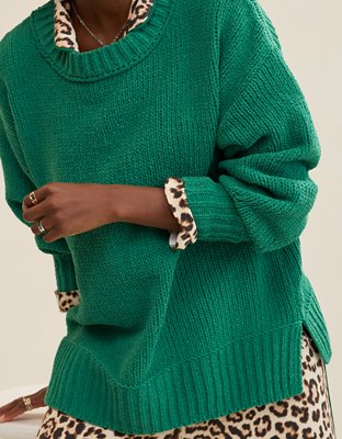Aerie Like Candy Crew Sweater