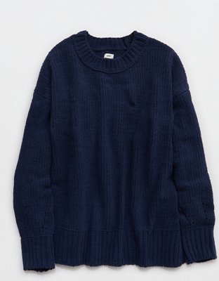 Aerie Like Candy Crew Sweater