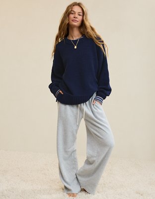 Aerie Like Candy Crew Sweater