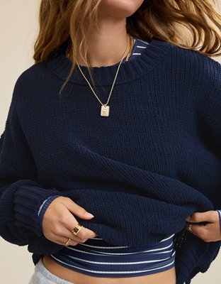 Aerie Like Candy Crew Sweater