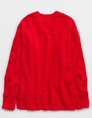 Aerie Like Candy Crew Sweater