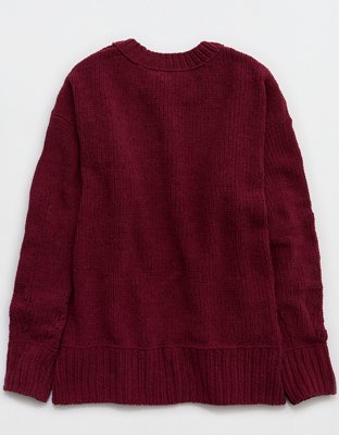Aerie Like Candy Crew Sweater