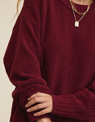 Aerie Like Candy Crew Sweater