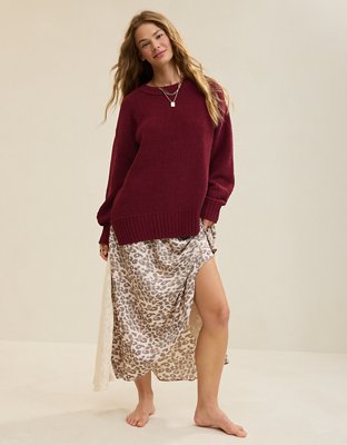 Aerie Like Candy Crew Sweater