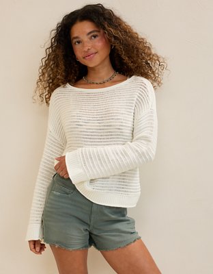 Aerie Sunkissed Textured Off-The-Shoulder Sweater from American Eagle - $41.21