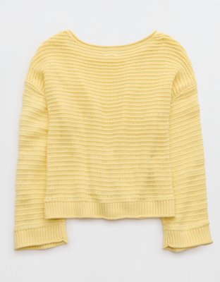 Aerie Sunkissed Textured Off-The-Shoulder Sweater