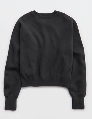 Aerie Cropped Crew Sweater