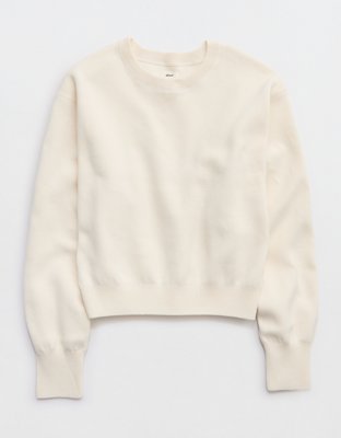 Aerie Cropped Crew Sweater
