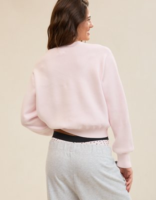Aerie Cropped Crew Sweater