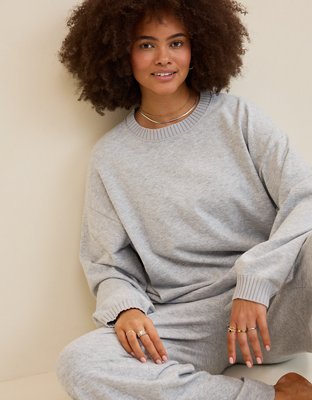 Aerie Sunday Soft Crew Sweater