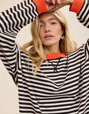 Aerie Sunday Soft Crew Sweater