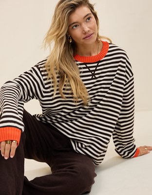 Aerie Sunday Soft Crew Sweater
