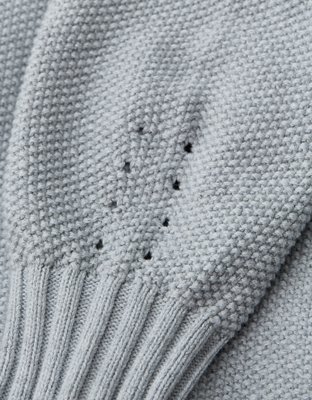 Aerie Vintage Cotton V Neck Sweater