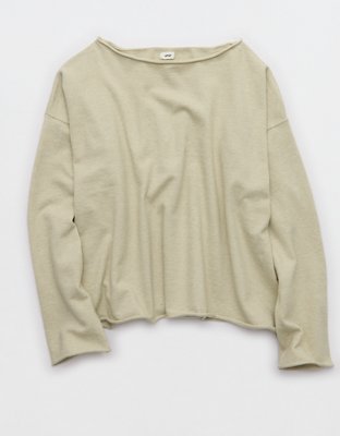 Aerie Sunday Soft Boatneck Sweater