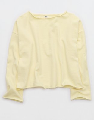Aerie Sunday Soft Boatneck Sweater