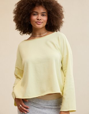 Aerie Sunday Soft Boatneck Sweater