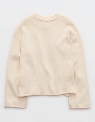 Aerie Sunkissed Cotton Graphic Sweater