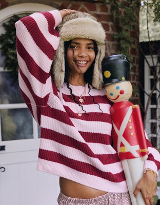 Aerie Bubble Crew Sweater