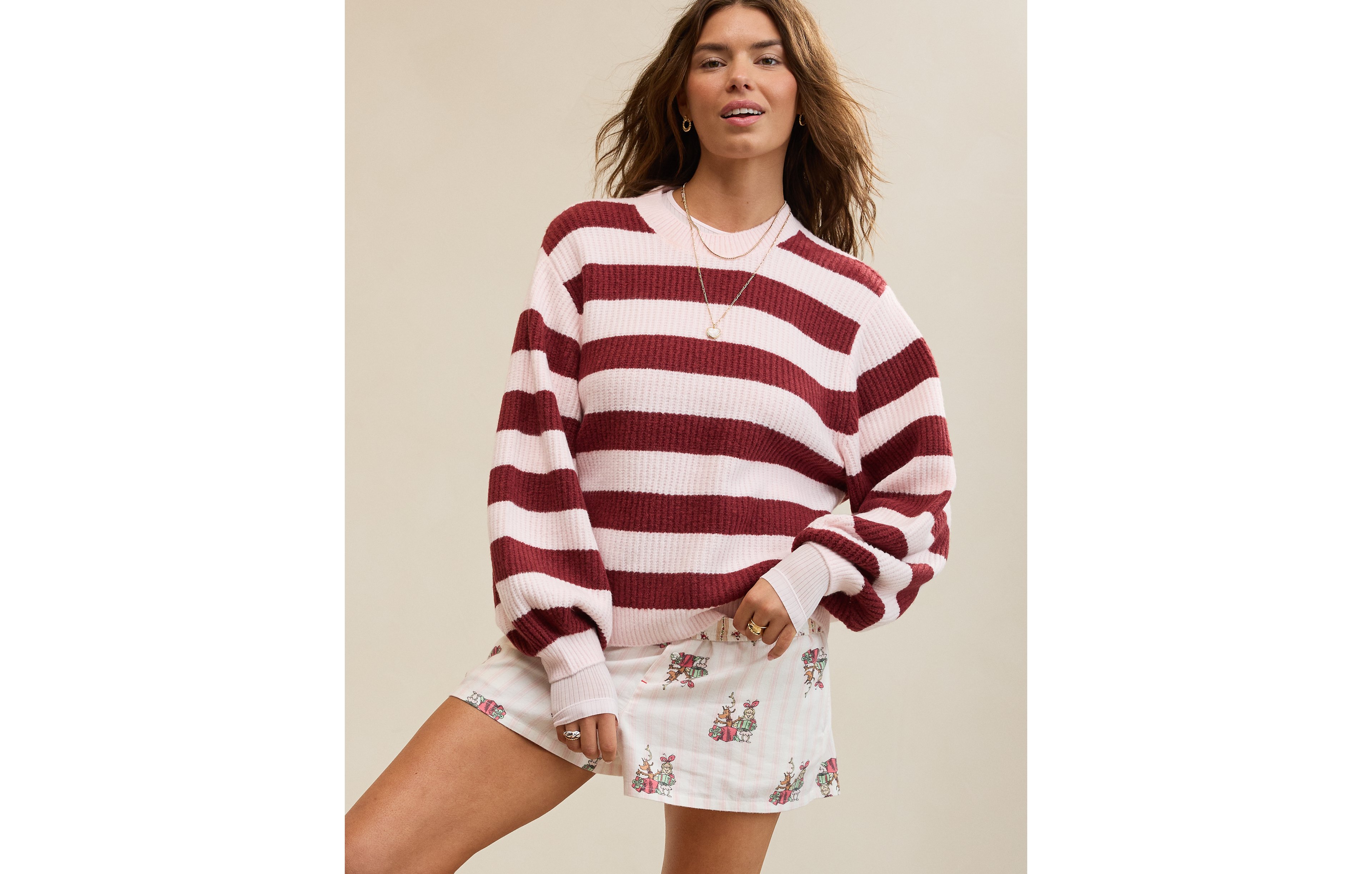 Aerie Bubble Crew Sweater