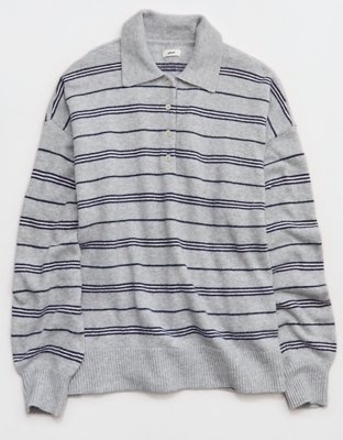 Aerie Sunday Soft® Plush Polo Sweater
