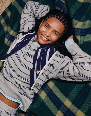 Aerie Sunday Soft® Plush Polo Sweater