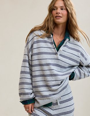 Aerie Sunday Soft® Plush Polo Sweater