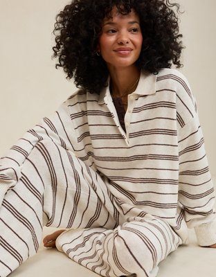 Aerie Sunday Soft® Plush Polo Sweater
