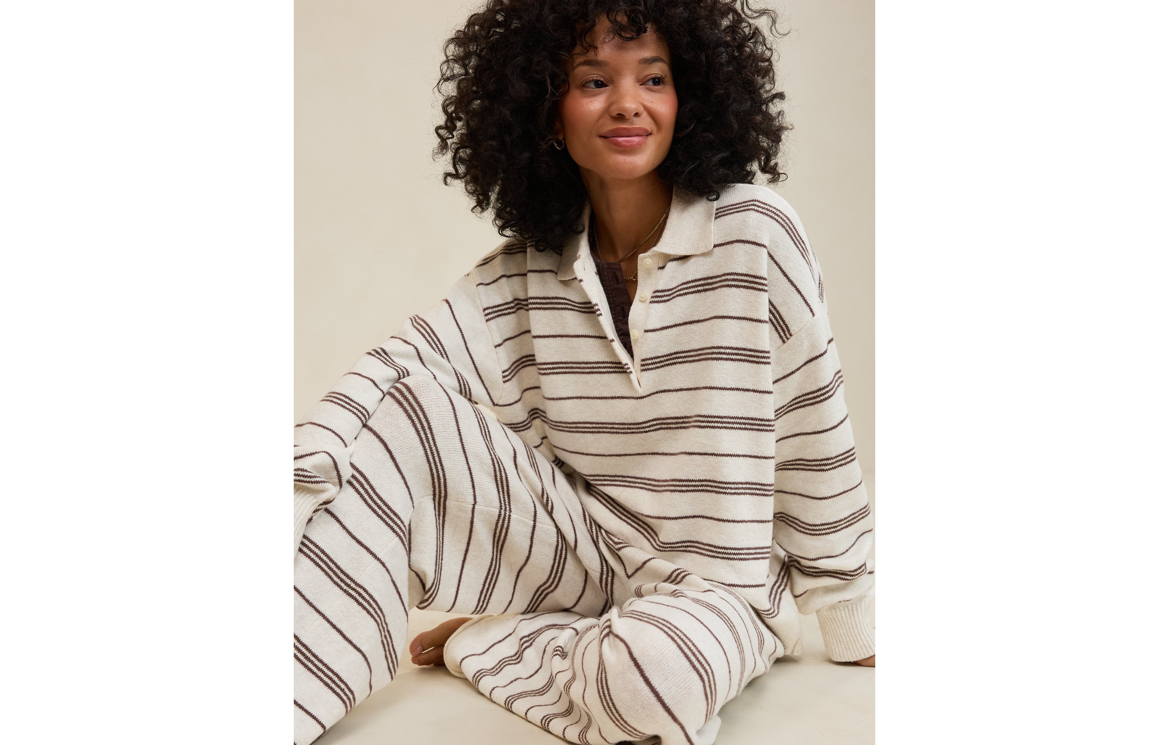 Aerie Sunday Soft® Plush Polo Sweater