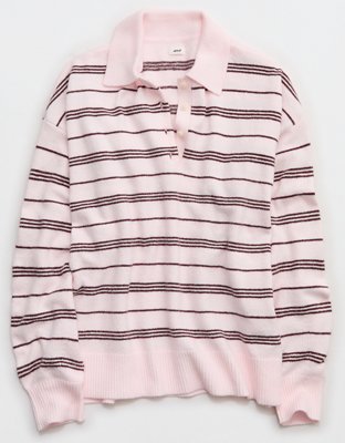 Aerie Sunday Soft® Plush Polo Sweater