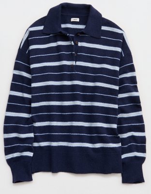 Aerie Sunday Soft® Plush Polo Sweater