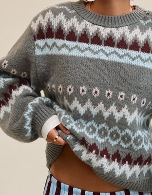 Aerie Bubble Crew Sweater