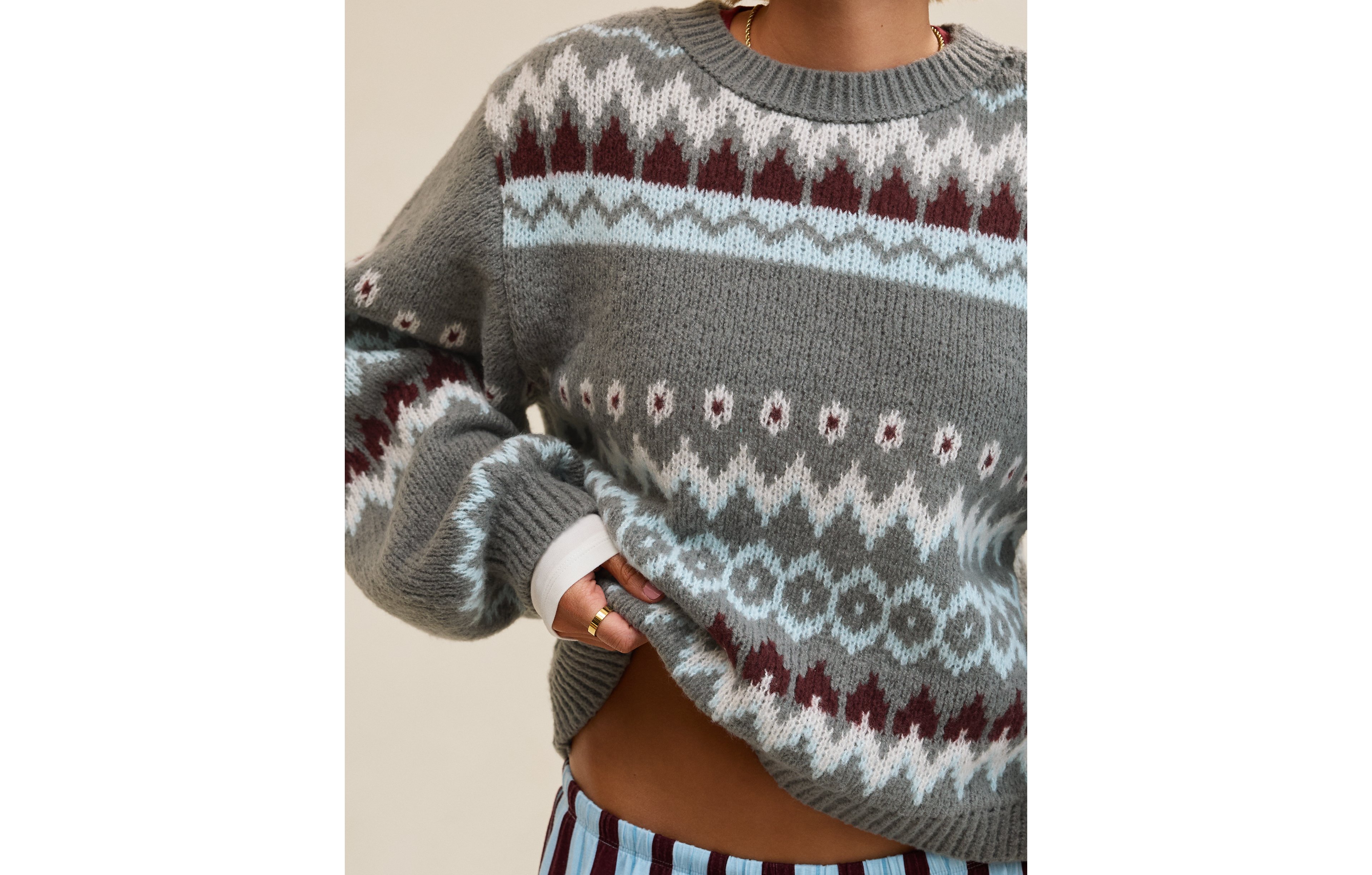 Aerie Bubble Crew Sweater