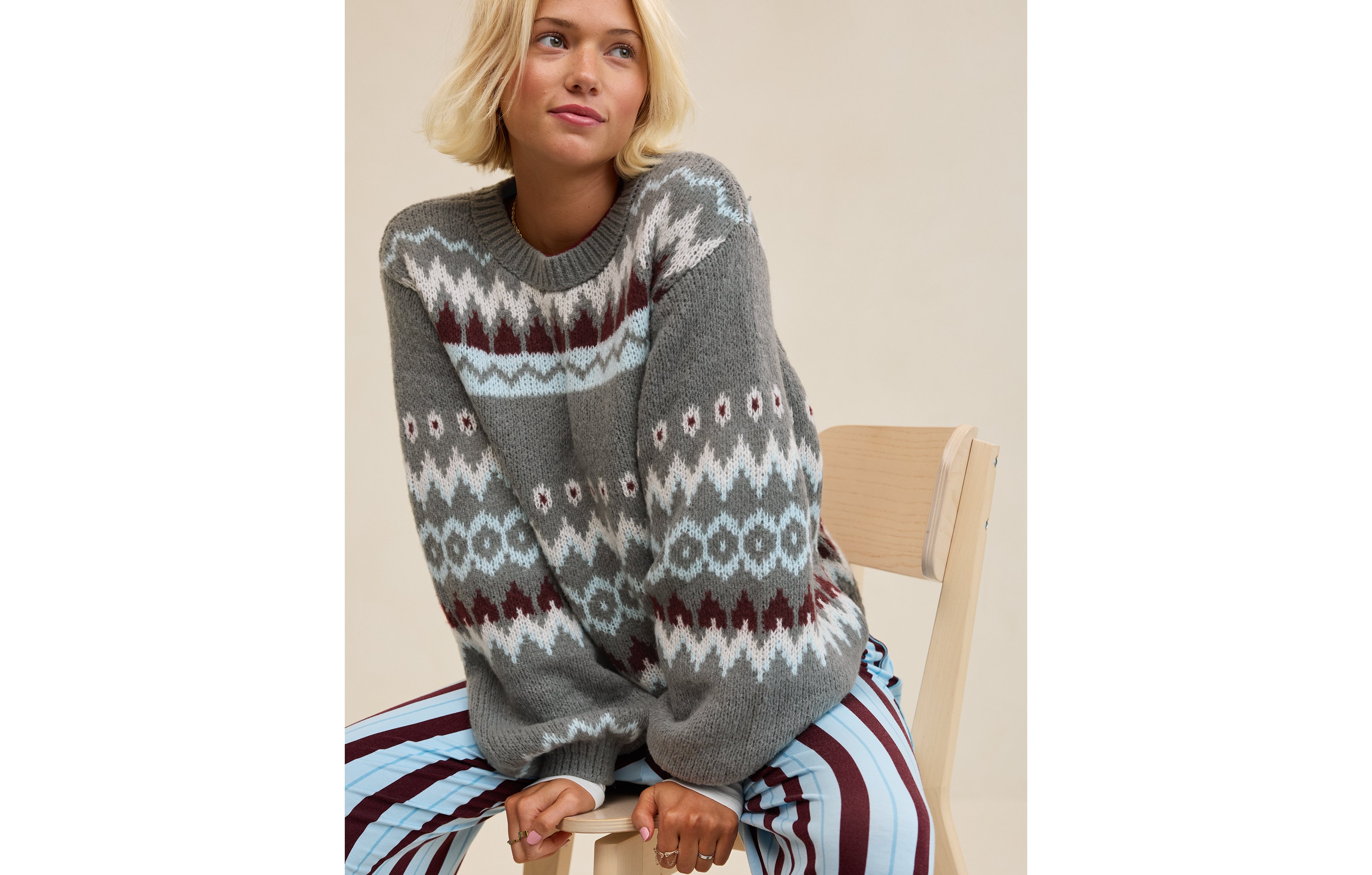 Aerie Bubble Crew Sweater