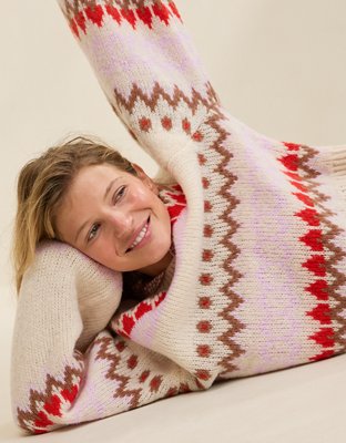 Aerie Bubble Crew Sweater
