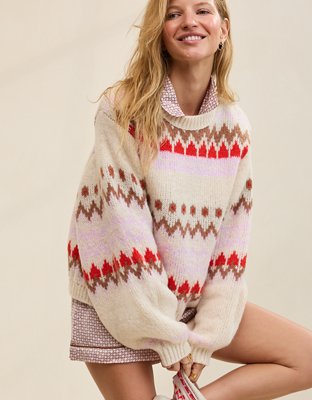 Aerie Bubble Crew Sweater