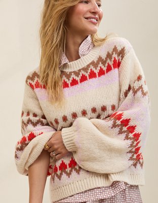 Aerie Bubble Crew Sweater