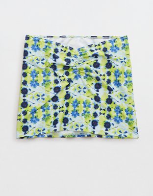 Aerie Falda de bikini plisada