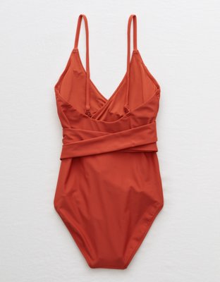 Aerie Wrap One Piece Swimsuit